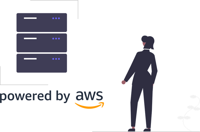 powered by aws image